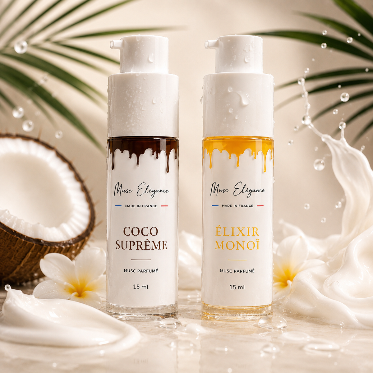 Pack Duo Exotique - musc coco et monoi - texture crémeuse 15ml