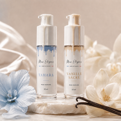 [Best seller] Pack Duo Signature- musc tahara et vanille - texture crémeuse 15ml