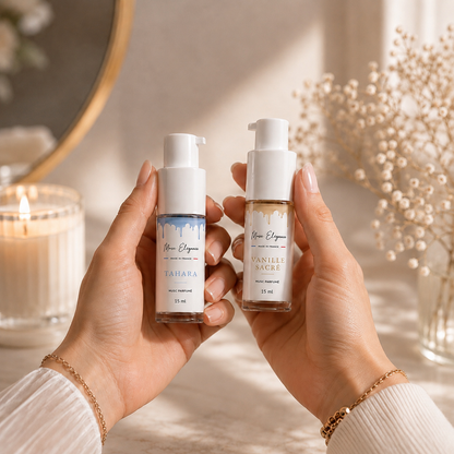 [Best seller] Pack Duo Signature- musc tahara et vanille - texture crémeuse 15ml