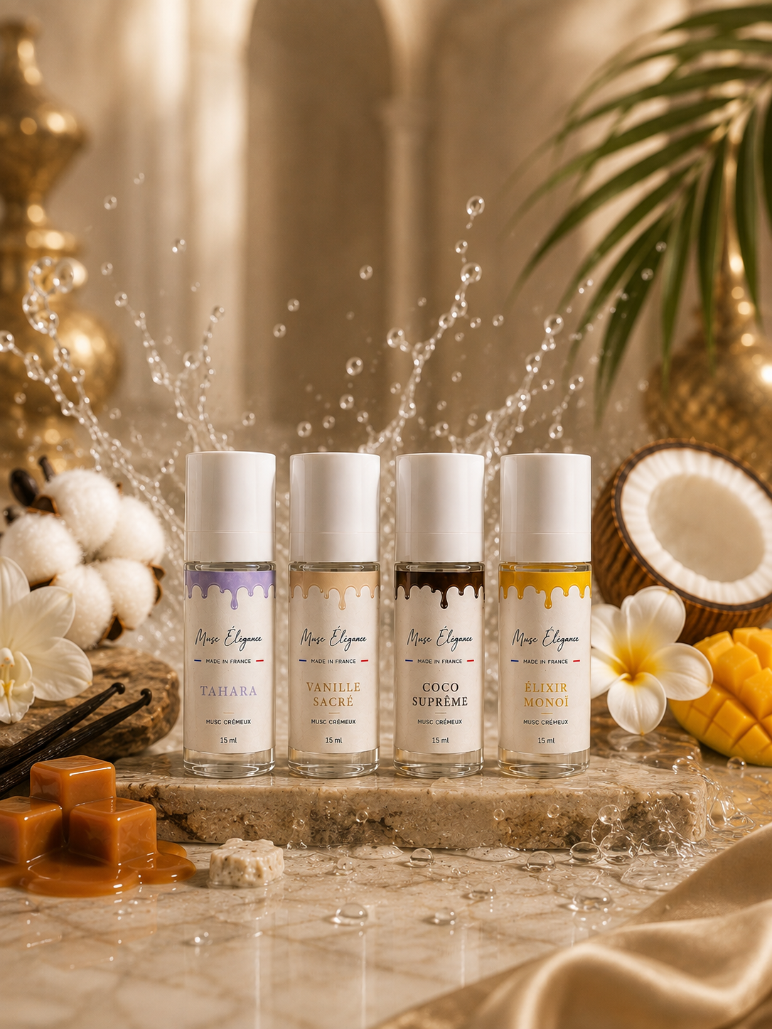 Pack complet - 4 musc crémeux 15ml