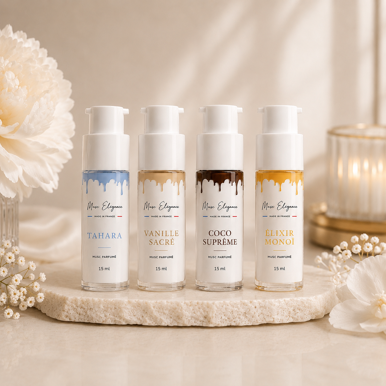 Pack complet - 4 musc crémeux 15ml